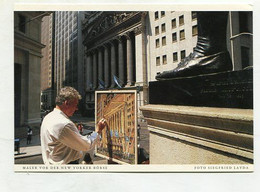 AK 080441 USA - New York City - Maler Vor Der New Yorker Börse - Wall Street