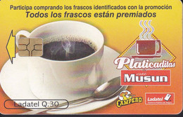 TARJETA DE GUATEMALA DE LADATEL DE CAFE MUSUN - Guatemala