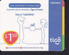 TARJETA DE EL SALVADOR DE CON UNA LINEA LO TIENES TODO (TIGO) - Salvador