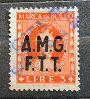 TRIESTE A - AMG FTT  - MARCA DA BOLLO  TASSA FISSA L.3 - Steuermarken