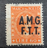 TRIESTE A - AMG FTT  - MARCA DA BOLLO  TASSA FISSA L.60 - Steuermarken