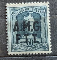 TRIESTE A - AMG FTT  - MARCA DA BOLLO  IMP. ENTRATA 60 C. - Revenue Stamps