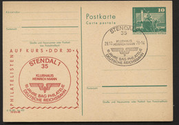 Postkarte P79 C73a REICHSBAHN Sost.Stendal 1978 - Cartoline Private - Usati