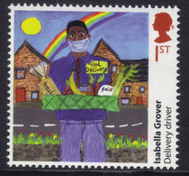 GB 2022 QE2 1st Heroes Of The Pandemic Delivery Drivers Umm ( A574 ) - Unused Stamps