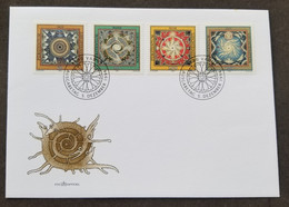 Liechtenstein The Four Elements 1994 Earth Water Fire Air (FDC) *see Scan - Lettres & Documents