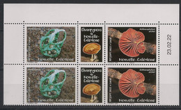 NOUVELLE CALEDONIE - 2022 - N°Yv. 1416 à 1417 - Champignons - Bloc De 4 Coin Daté - Neuf Luxe ** / MNH / Postfrisch - Unused Stamps