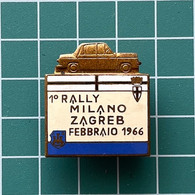 Badge Pin ZN012362 - Automobile Car Racing Rally Yugoslavia Croatia Italy Zagreb Milano 1966 - Automobile - F1