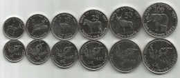 Eritrea 1997. Complete Coin Set Of 6 Coins 1 - 5 - 10 - 25 - 50 - 100 Cents High Grade - Eritrea