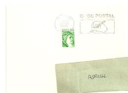 VENDÉE - Dépt N° 85 = LUCON 1979 =  FLAMME à DROITE = SECAP Illustrée ' CODE POSTAL / Mot Passe' - Postleitzahl