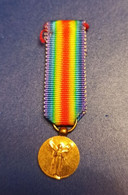 Rappel MEDAILLE WW1 Guerre 1914 1918 Pour La Civilisation INTERALLIES - Francia