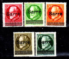 Sarre-45 -  Original Values Issued In 1920 (+/o) Hinged/Used - Quality In Your Opinion. - Autres & Non Classés