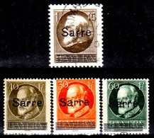 Sarre-46 -  Original Values Issued In 1920 (+/o) Hinged/Used - Quality In Your Opinion. - Other & Unclassified