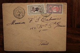 Martinique 1921 France Cover Surcharge DOM Colonies - Cartas & Documentos