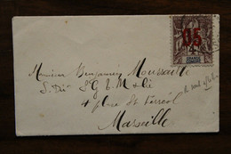 Grande Comore 1913 Tulear Madagascar FRANCE Colony Cover Comoros Timbre Seul - Lettres & Documents