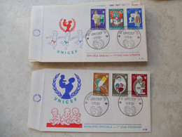 Fdc Belgique Belgie 1960 Unicef  / Fdc  1153/1158 Perfect - 1951-1960