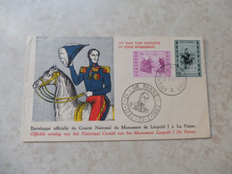 Fdc Belgique Leopold 1 1957 Numero La Panne De Paan 1020/1021 - 1951-1960