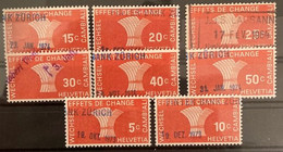 Fiskalmarken / Revenue Stamp Switzerland - Wechselmarken Rot - Steuermarken