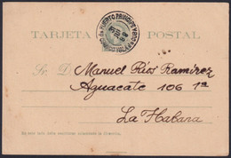 1898-EP-121 CUBA SPAIN 1898 1c ALFONSO XIII AUTONOMIA POSTAL STATIONERY USED. - Autres & Non Classés