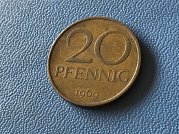 Münze Münzen Umlaufmünze Deutschland DDR 20 Pfennig 1969 - 20 Pfennig