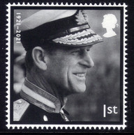 GB 2021 QE2 1st HRH Prince Philip Ex M/S SG 4532 Umm ( E933 ) - Unused Stamps