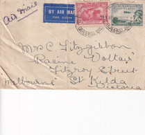 AUSTRALIA 1931 AIR MAIL COVER TO VICTORIA. - Lettres & Documents