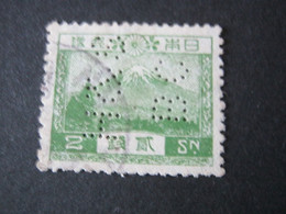 JAPAN      , Firmenlochung , Perfin - Gebraucht