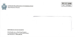 Lettre En Port Payé Poste San Marino - Cartas & Documentos