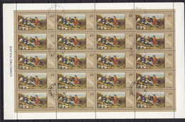 PL620 – POLOGNE - POLAND – 1968 – PAINTING BY V.G. PIEROV – SG # 1746(x20) USED 15 € - Full Sheets