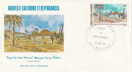 NOUVELLE CALEDONIE 1980 FDC Yvert PA 207 - Vieux Nouméa - Cartas & Documentos