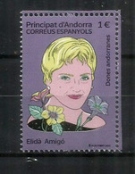 ANDORRA.ESP. Elidà Amigó I Montanya. Leader In The Andorran Feminist Movement. Mint Stamp ** 2022 - Ungebraucht