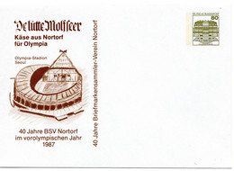 55060 - Bund - 1987 - 80Pfg B&S PGAUmschlag "Vorolympisches Jahr", Ungebraucht - Estate 1988: Seul