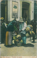 24370-MEXICO-VINTAGE POSTCARD- ETHNIC:VENDEDORES DE CANASTAS-BASKET SELLER  1922 - Amérique