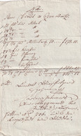 A19435 - RECEIPT FROM AUSTRIAN EMPIRE NOTA HERR VIKOL OLD HANDWRITTEN DOCUMENT - Österreich