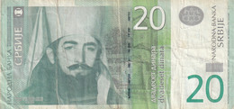 20 DINARA DVADESET DINARA SERBIA 2011 SERBIAN NATIONAL BANK NARODNA BANKA SRBIJE AA0465075 - Serbia