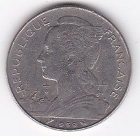 Ile De La Réunion 100 Francs 1969, En Nickel , Lec# 106 - Riunione