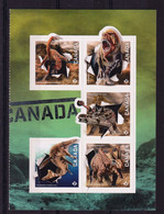 2015 Canada Dinosaurs Prehistoric Animals Booklet Pane Right Half MNH - Paginas De Cuadernillos