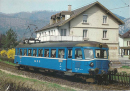 Elektrischer Triebwagen  Oensingen - Balsthal OeBB In Klus        1972 - Balsthal