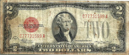 USA UNITED STATES $2 MAN JEFFERSON FRONT BUILDING BACK  SERIES 1928 AF P378d READ DESCRIPTION CAREFULLY !!! - Billets Des États-Unis (1928-1953)