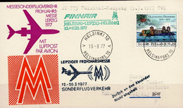 Finnland Finland Finlande - Messe -Sonderflugverkehr Helsinki - Leipzig FINNAIR  (MiNr: 769) 1977- Siehe Scan - Cartas & Documentos