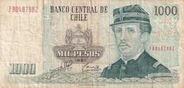 1000 PESOS MIL PESOS CHILE 1997 BANCO CENTRAL DE CHILE FB0487882 - Cile