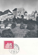 Schloss Lenzburg - Maxikarte           1968 - Lenzburg