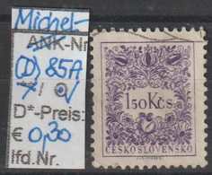 1954 - TSCHECHOSLOWAKEI - (D)ienstmarke - 1,50 Kr Grauviolett - O Gestempelt - S.Scan (CS 85A(D)o) - Official Stamps