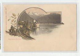 Suisse Vd Vaud Veytaux Chillon Carte Nuage Ed Comptoir De Phototypie Neuchatel 227 - Veytaux