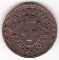 Suisse 1 Rappen 1941 En Bronze , KM# 3.2 - 1 Centime / Rappen