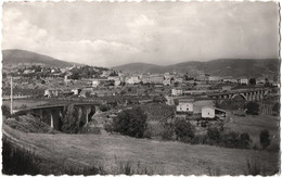 CPSM DE PELUSSIN  (LOIRE)  VUE PANORAMIQUE DES DEUX VIADUCS - Pelussin