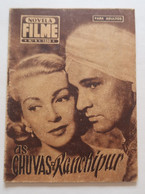 Portugal Revue Cinéma Movies Mag 1956 The Rain Came Lana Turner Richard Burton As Chuvas De Ranchipur India Inde - Cinema & Television