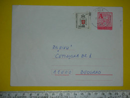 R,Yugoslavia,Bosnia,Republika Srpska Provisorium,Civil War,Cover,Letter,Pale Postal Seal,overprinted 20000 RS Stamp,rare - Brieven En Documenten