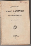 Libro-sc.7-Lettere Di Mario Rapisari-Ed. G. Pedone Lauriel-1914-Palermo-Pag. 170 - Classiques