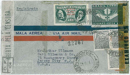 27428  - BRAZIL   - POSTAL HISTORY -  COVER 1943 DOUBLE CENSURE - AIRFORCE - Autres & Non Classés