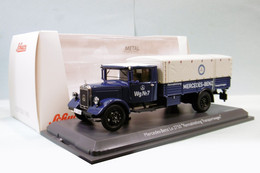 Schuco - Camion MERCEDES BENZ Lo 2750 Rennabteilung Transportwagen Réf. 450310500 NBO Neuf 1/43 - Schuco